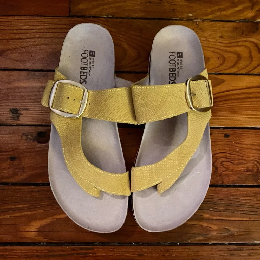White Mountain Footbeds Harley Sandals Size 11 NWOB
